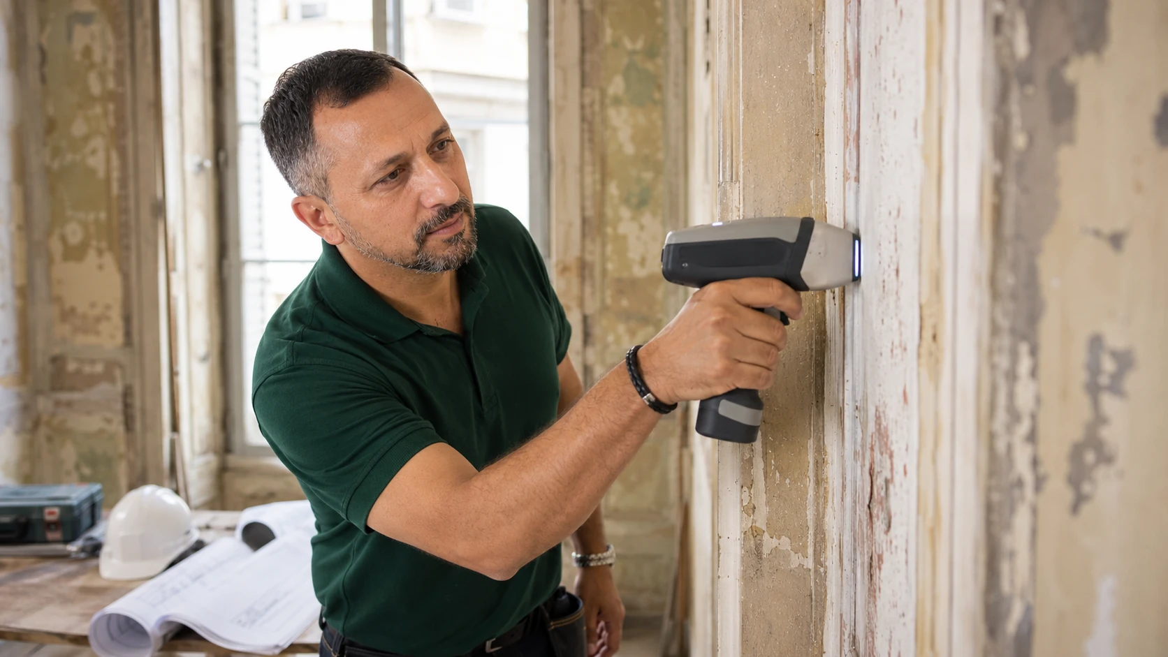 Analyseur XRF utilisé pour mesurer le plomb dans les peintures anciennes