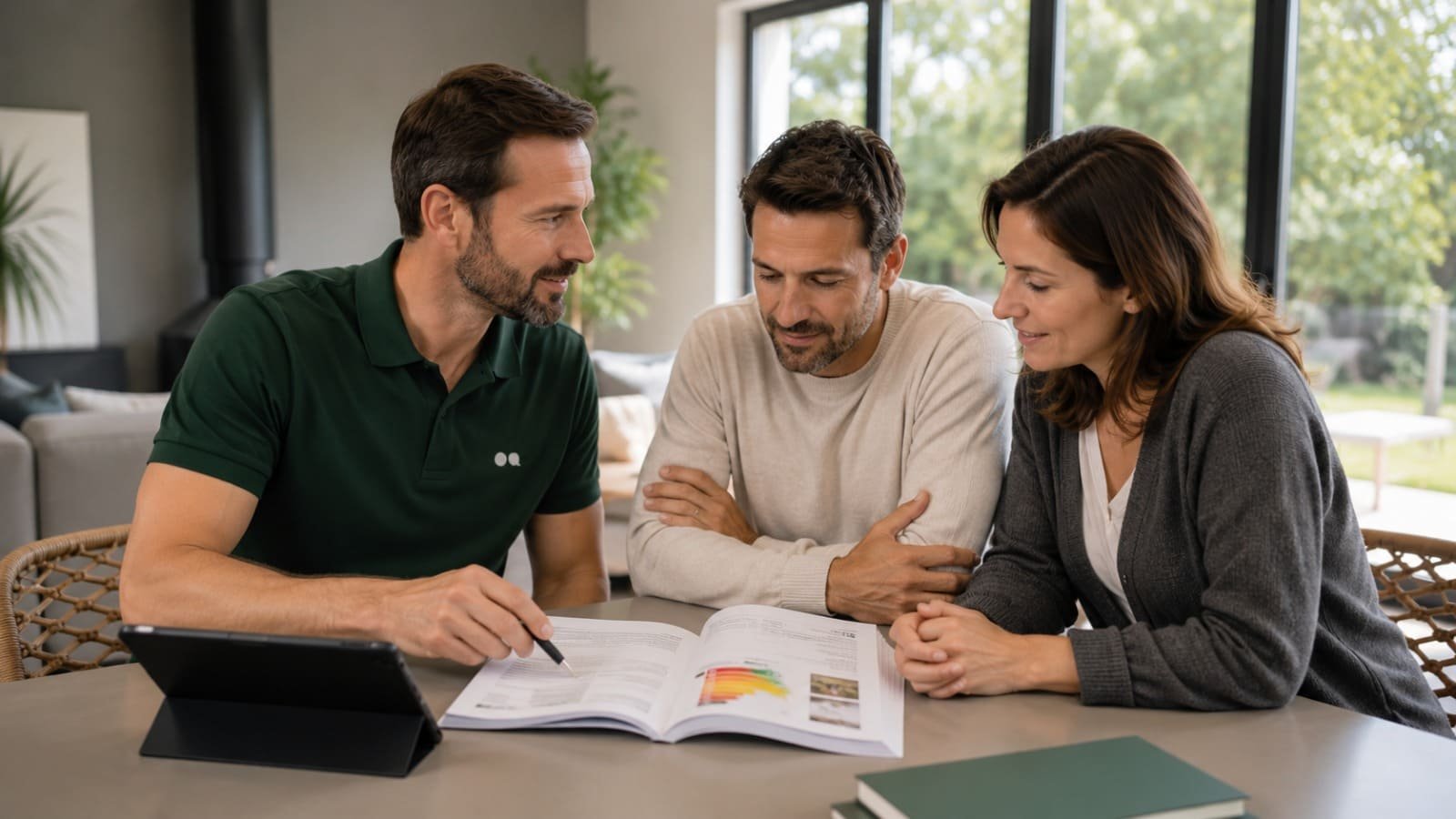 Infographie des diagnostics complémentaires au DPE selon le projet immobilier